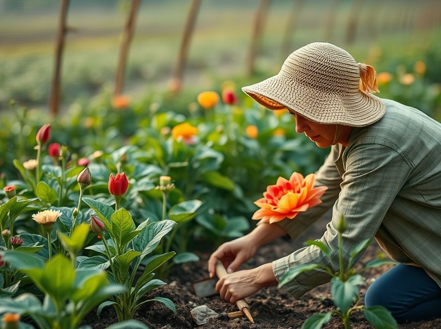 Cultivo de flores