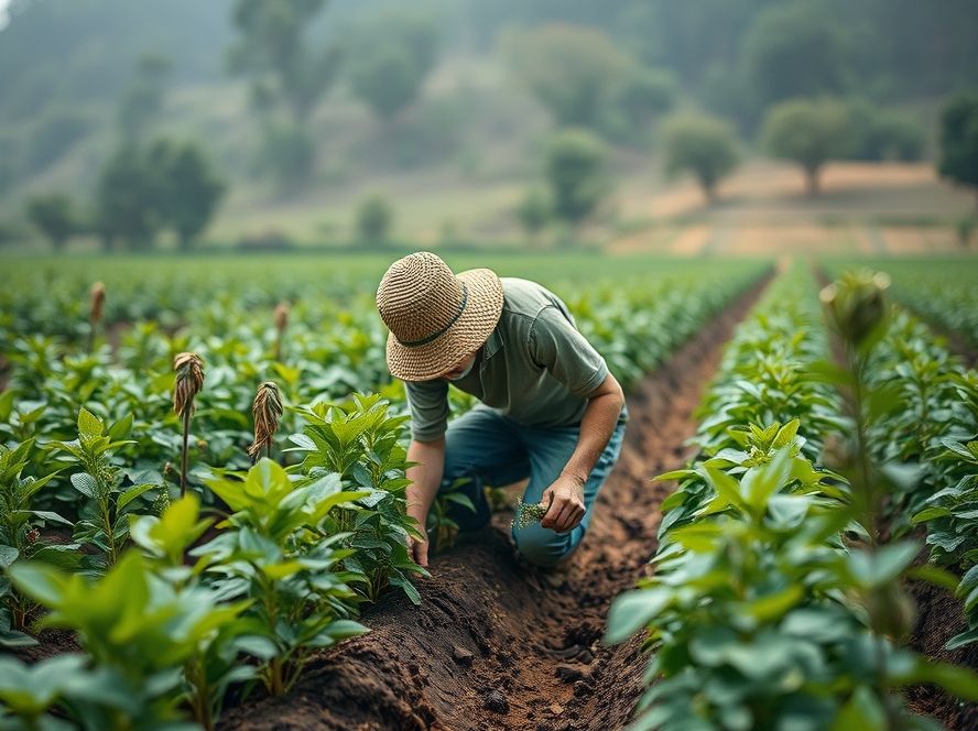 Cultivo em hidroponia