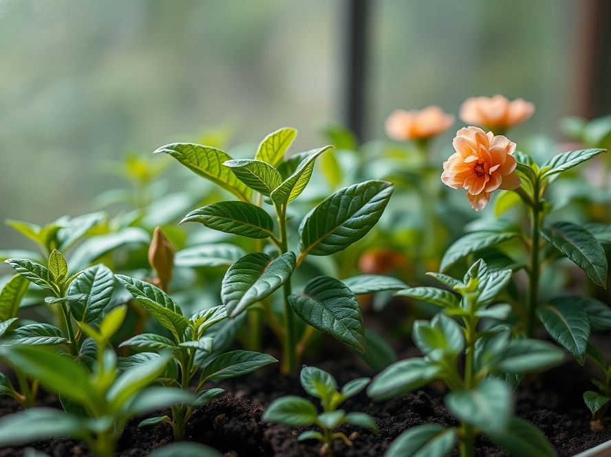 Plantas para purificação do ar