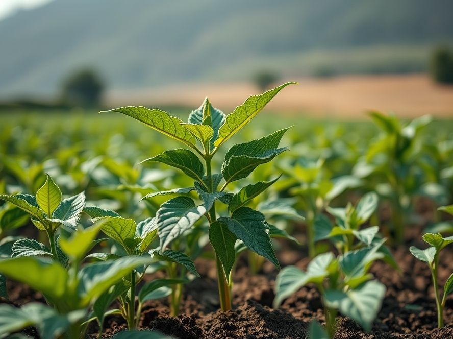 Plantio de rabanetes