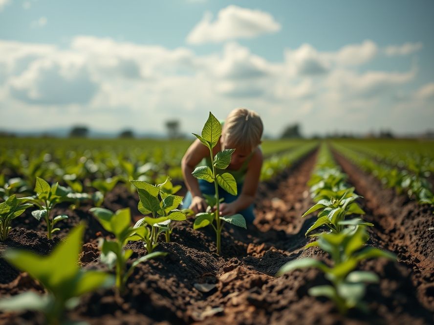 Preparação do solo